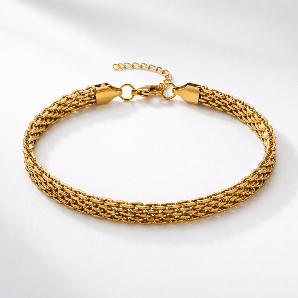 Nyra Fußkettchen Gold