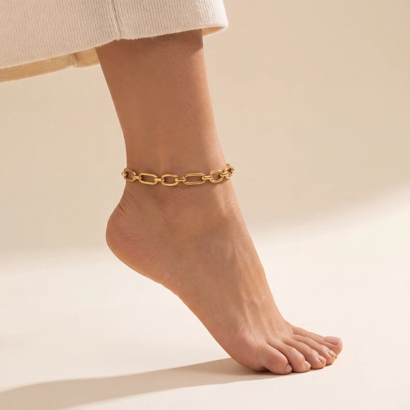 Zora Fußkettchen Gold